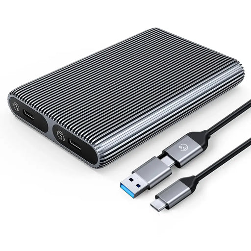 Orico AM2C3-2SN двоен отсек за два диска M.2 SATA + NVME