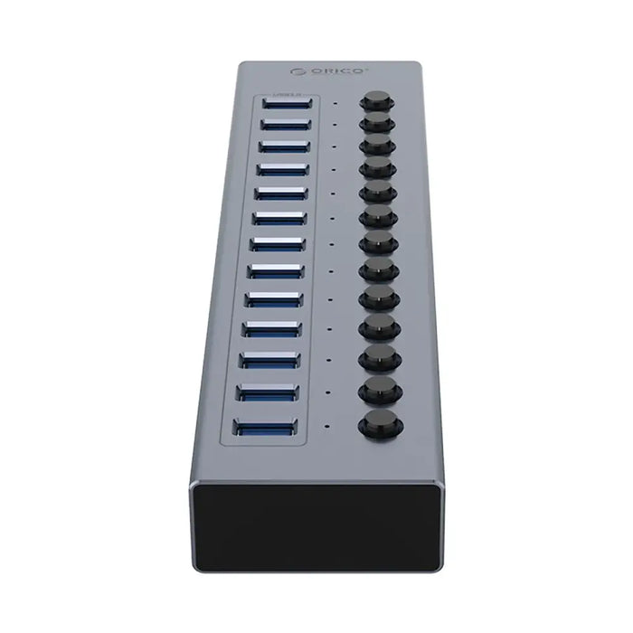 Orico BT2U3-13AB Hub 13x USB-A 3.0 с превключватели - сив