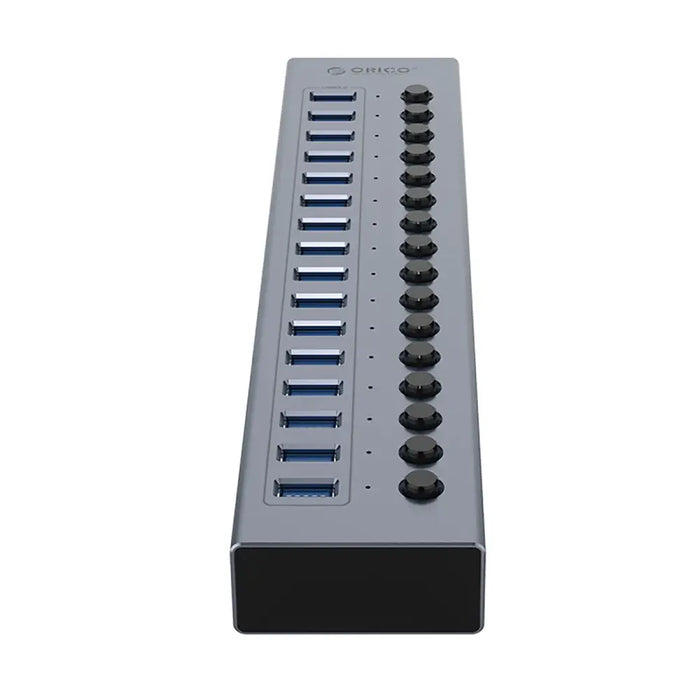 Orico BT2U3-16AB Hub 16x USB-A 3.0 с превключватели - сив