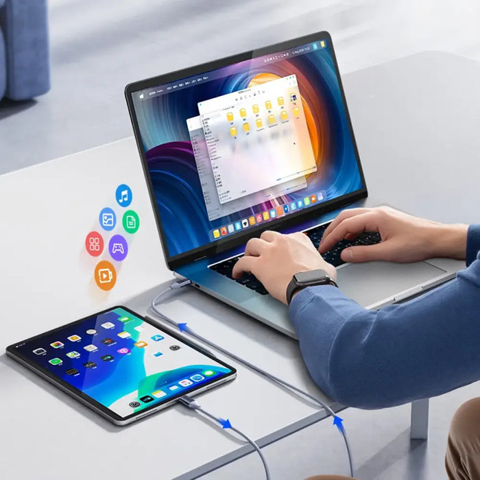 Orico CDX 60W 3A Power Delivery USB-C - USB-C кабел 1m - син