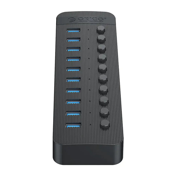 Orico CT2U3-10AB 10x USB-A 3.0 хъб с превключватели - черен