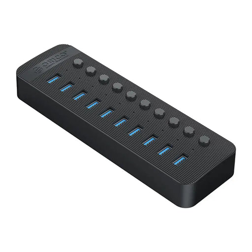 Orico CT2U3-10AB 10x USB-A 3.0 хъб с превключватели - черен