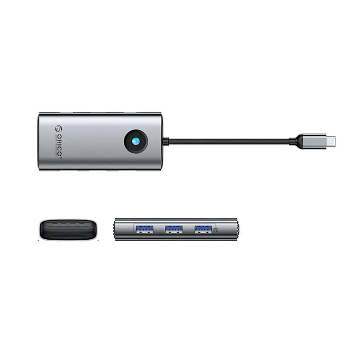 Orico PW11-6P USB-C хъб докинг станция 3x USB-A 3.0 + 1x