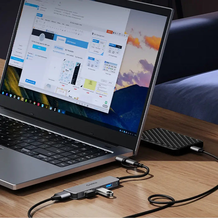 Orico YSA7-U3 USB-A/USB-C хъб докинг станция 4x USB-A 2.0