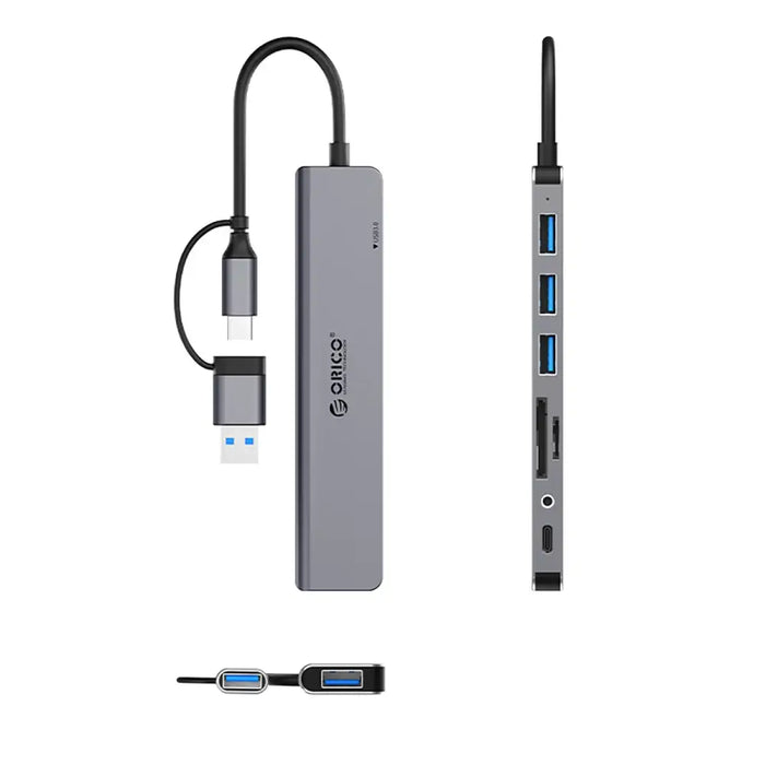 Orico YSA8-U3 USB-A/USB-C хъб докинг станция 3x USB-A 2.0