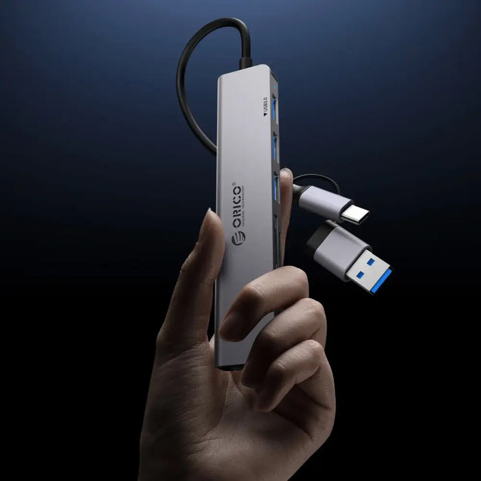 Orico YSA8-U3 USB-A/USB-C хъб докинг станция 3x USB-A 2.0