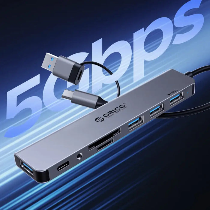 Orico YSB4-U2 USB-A/USB-C хъб докинг станция 2x USB-A 2.0