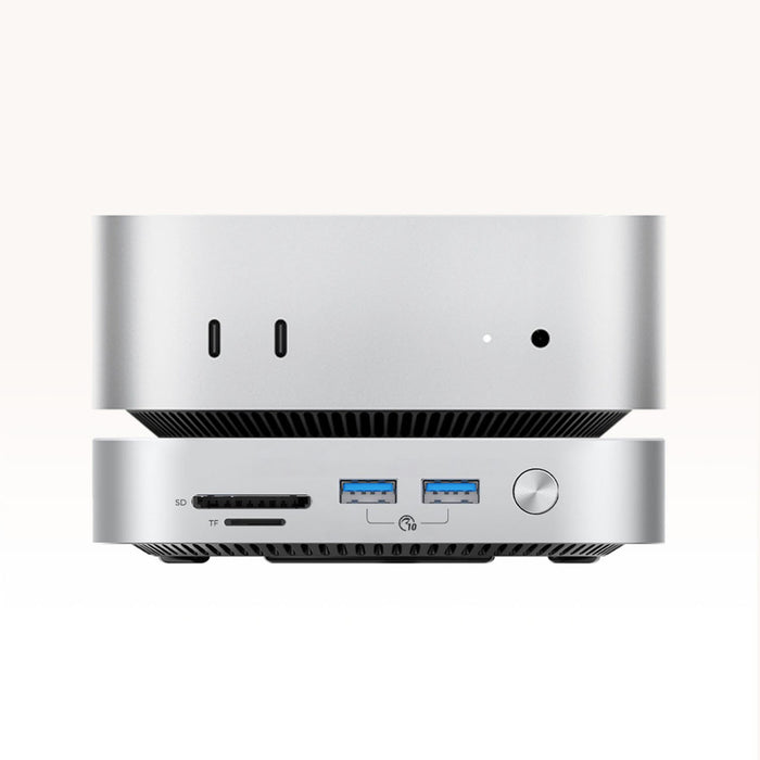 Докинг станция Orico MiniLink 9-в-1 с M.2 SSD слот за твърд диск - сребриста
