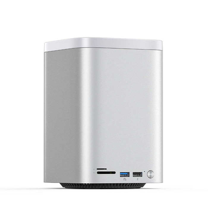Докинг станция Orico MiniTower с гнезда за твърди дискове до 56TB - сребриста