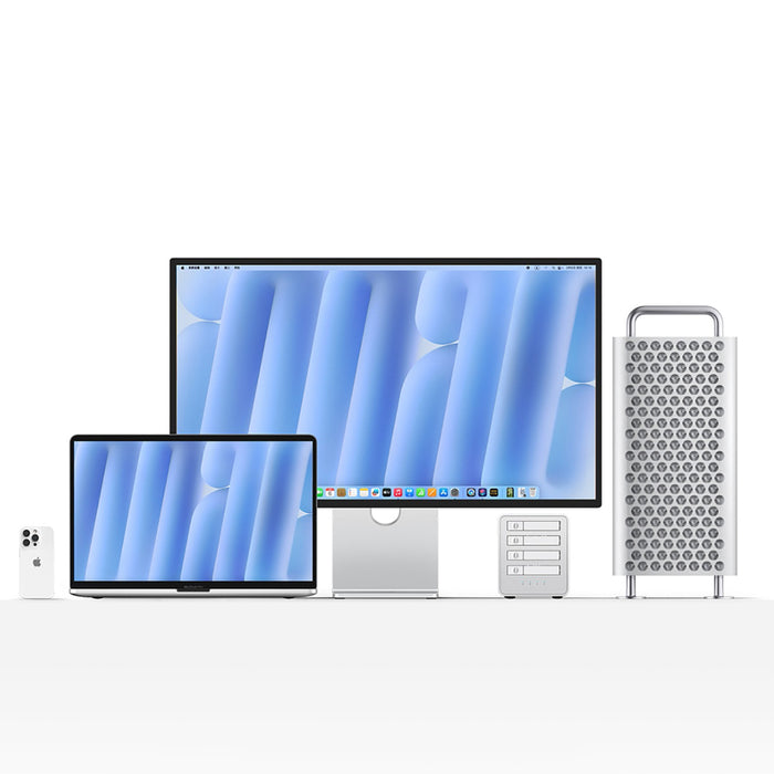 Orico 8848U4 DAS серия 4-Bay M.2 NVMe SSD дисков масив - бял