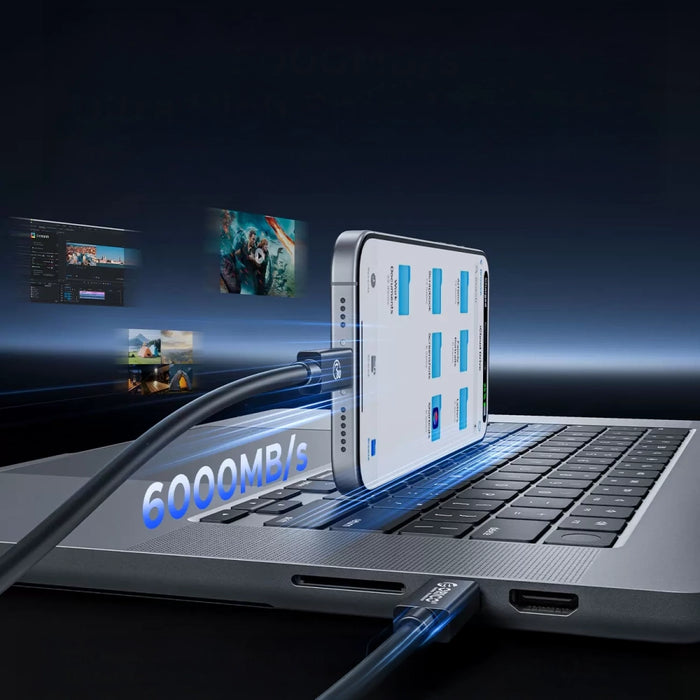Orico USB4 Thunderbolt5 кабел 80Gbps 240W USB-C към USB-C 2m - Черен