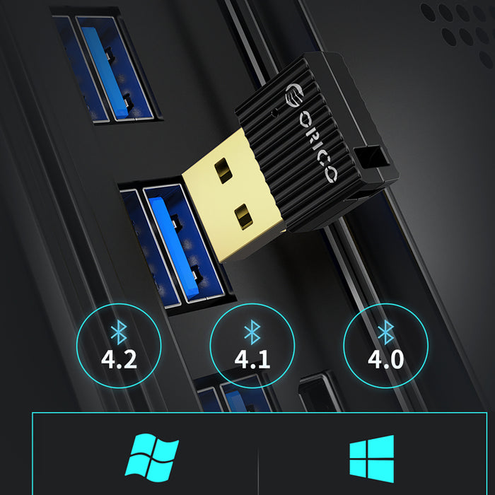 Orico BTA-508 Bluetooth 5.0 USB-A адаптер - черен
