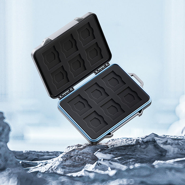 Калъф Orico PHCD за карти с памет и носители на данни, черен, 2.5" SSD, 2.5" HDD, M.2 SSD, SD, Micro SD, CompactFlash, четци за карти - черен