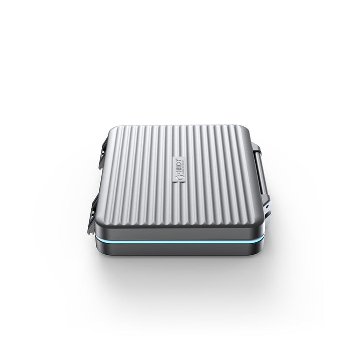 Калъф Orico PHCD за карти с памет и носители на данни, черен, 2.5" SSD, 2.5" HDD, M.2 SSD, SD, Micro SD, CompactFlash, четци за карти - черен