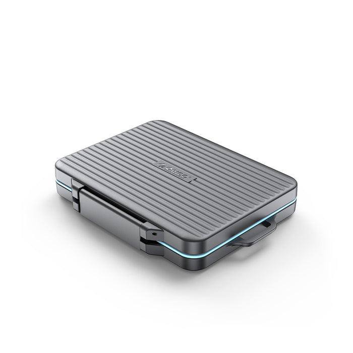 Калъф Orico PHCD за карти с памет и носители на данни, черен, 2.5" SSD, 2.5" HDD, M.2 SSD, SD, Micro SD, CompactFlash, четци за карти - черен