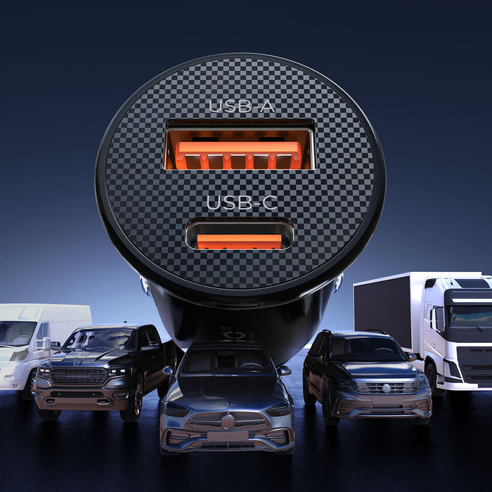 ORICO PowerMini 30W 1A1C бързо зарядно за кола