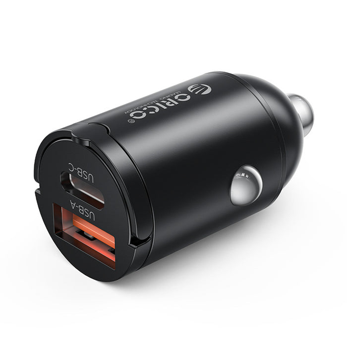 ORICO MiniRing 30W 1A1C Метално зарядно за кола с дръжка