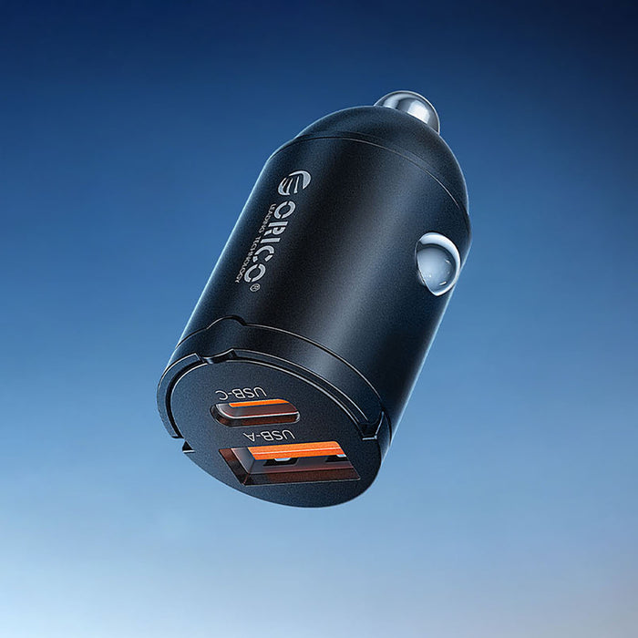 ORICO MiniRing 30W 1A1C Метално зарядно за кола с дръжка