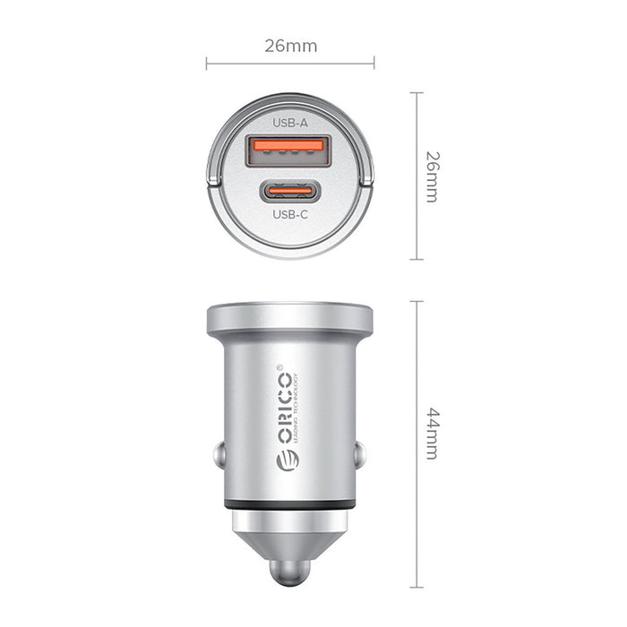 ORICO MiniRing PRO 45W 1A1C PD бързо зарядно за кола