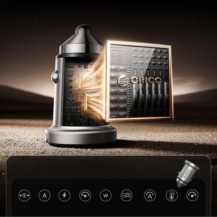 ORICO MiniRing PRO 45W 1A1C PD бързо зарядно за кола