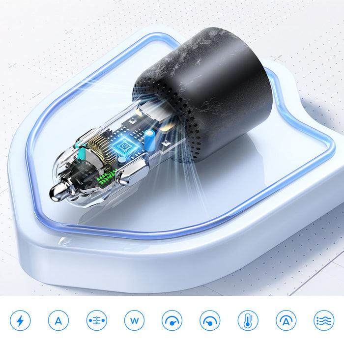 ORICO HyperDrive 165W 1A2C Тройно зарядно за кола