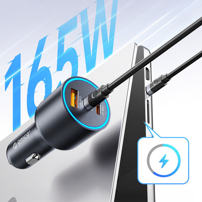 ORICO HyperDrive 165W 1A2C Тройно зарядно за кола