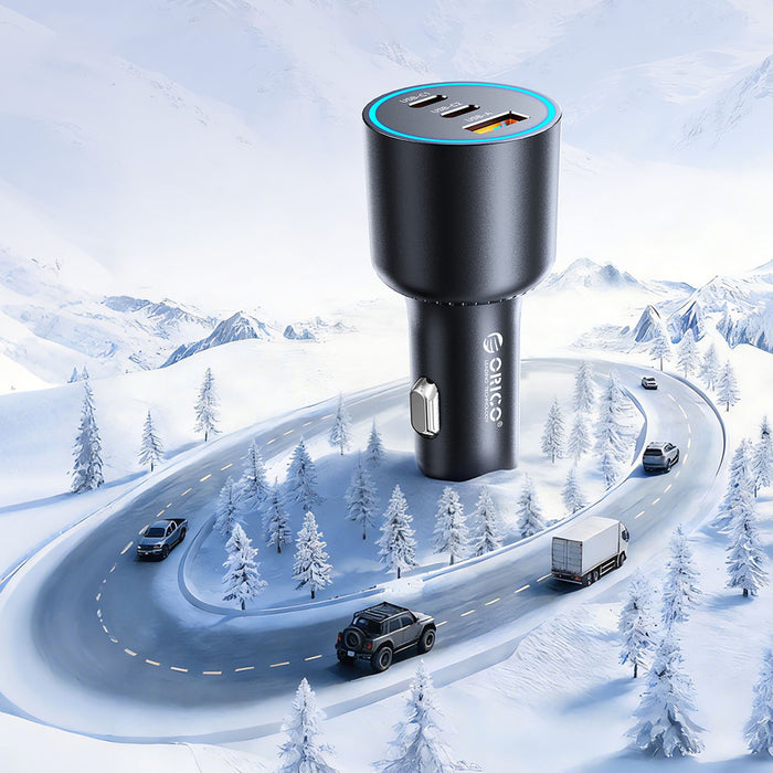 ORICO HyperDrive 165W 1A2C Тройно зарядно за кола