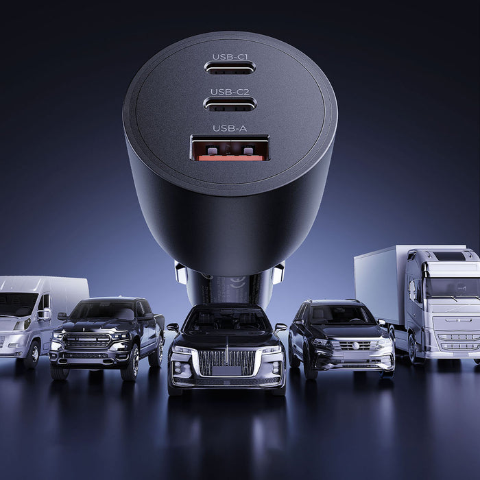 ORICO PowerLink 165W 1A2C Алуминиево PD зарядно за кола