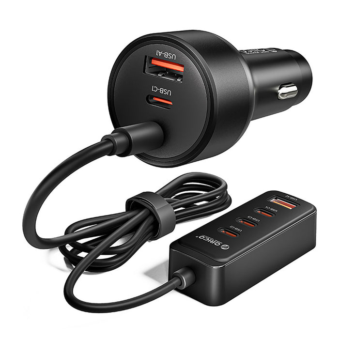 ORICO ChargeClip 90W 2A4C Задно зарядно за кола с множество портове
