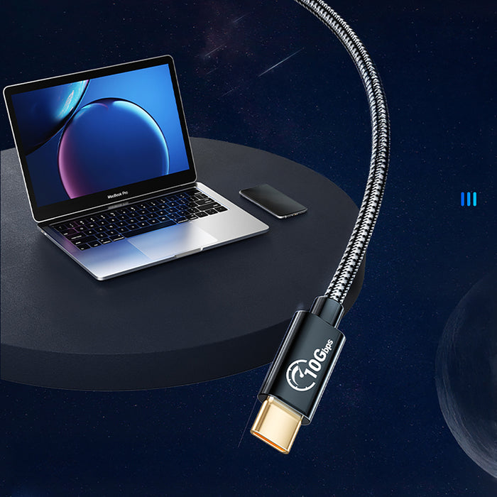 Orico CAF31 USB-C - USB-A 3.1 Gen 2 10Gbps 30cm OTG адаптер - черен