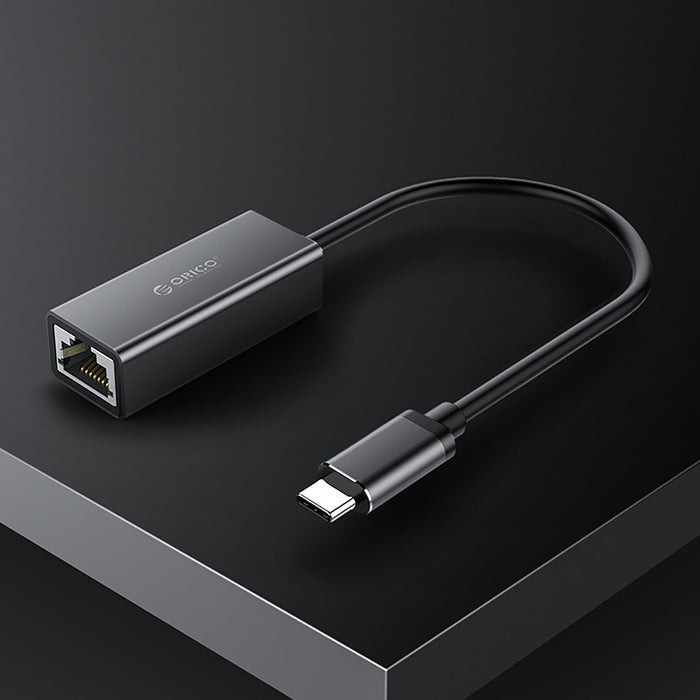 Orico XC-R45-V1 USB-C към RJ45 Gigabit Ethernet 1 Gbps мрежов адаптер - черен
