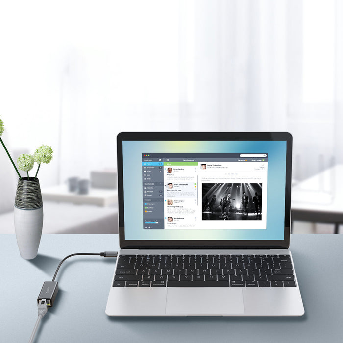 Orico XC-R45-V1 USB-C към RJ45 Gigabit Ethernet 1 Gbps мрежов адаптер - черен
