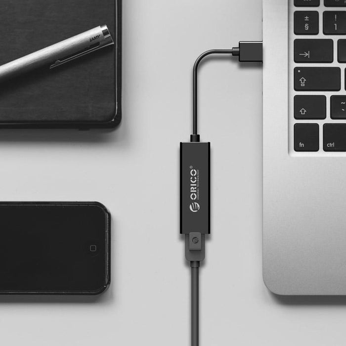 Orico UTJ-U3 1 Gigabit USB-A 3.0 външна мрежова карта - черна