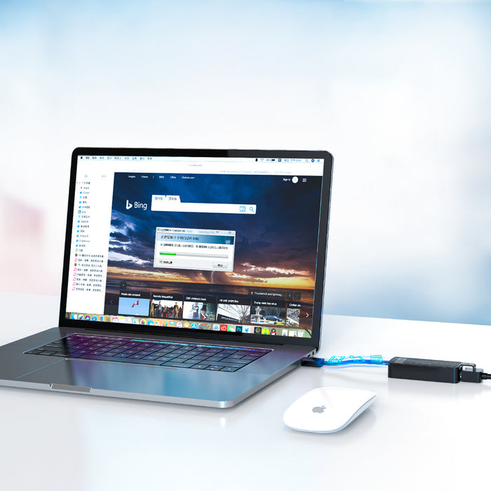 Orico UTK-U3 USB-A 3.0 към RJ45 Gigabit Ethernet 1 Gbps мрежов адаптер - черен