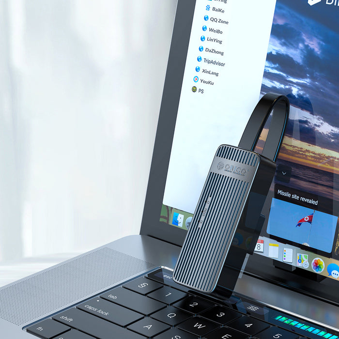 Orico UTK-U3 USB-A 3.0 към RJ45 Gigabit Ethernet 1 Gbps мрежов адаптер - черен
