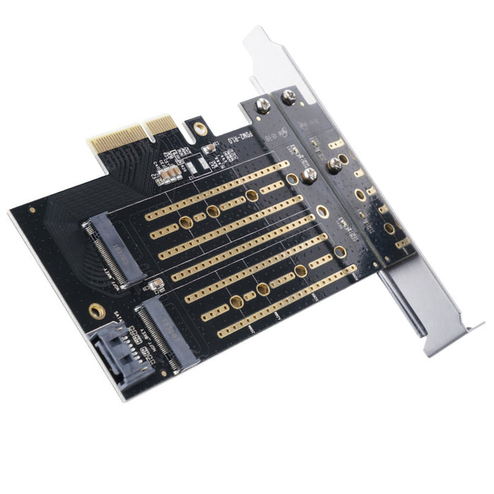 Orico PDM2 PCI-E 3.0 x4 разширителна карта за M.2 NVMe и SATA дискове - черна