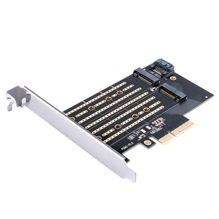 Orico PDM2 PCI-E 3.0 x4 разширителна карта за M.2 NVMe и SATA дискове - черна
