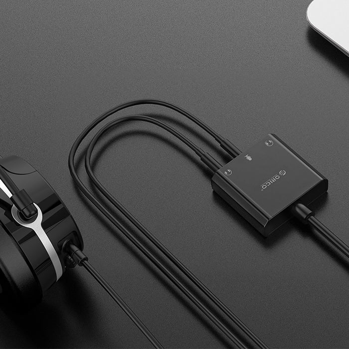 Външна звукова карта Orico SKT3 USB-A - черна