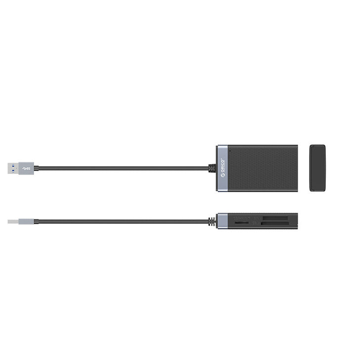 Orico CL4D-A3 USB-A 3.0 SD microSD CF MS 5 Gb/s четец за карти памет - черен и сребрист
