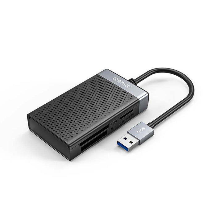 Orico CL4D-A3 USB-A 3.0 SD microSD CF MS 5 Gb/s четец за карти памет - черен и сребрист