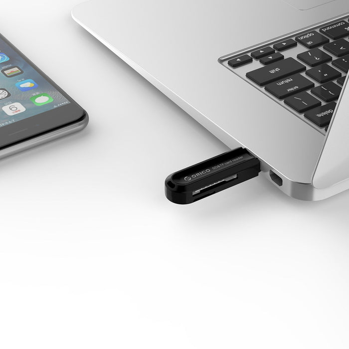 Orico CRS21 USB 3.0 четец за SD и microSD карти памет - черен