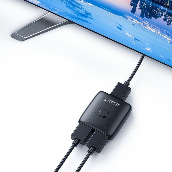 Orico AS2-A1 HDMI адаптер, двупосочен сплитер - черен