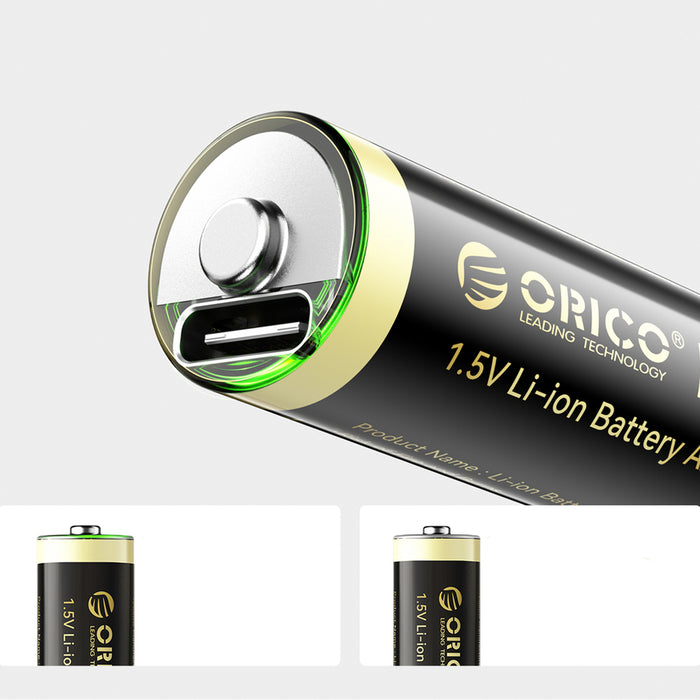 Orico Ener-G EG5C литиева батерия 1.5V 2100mWh AA USB-C акумулаторна батерия 4 бр.