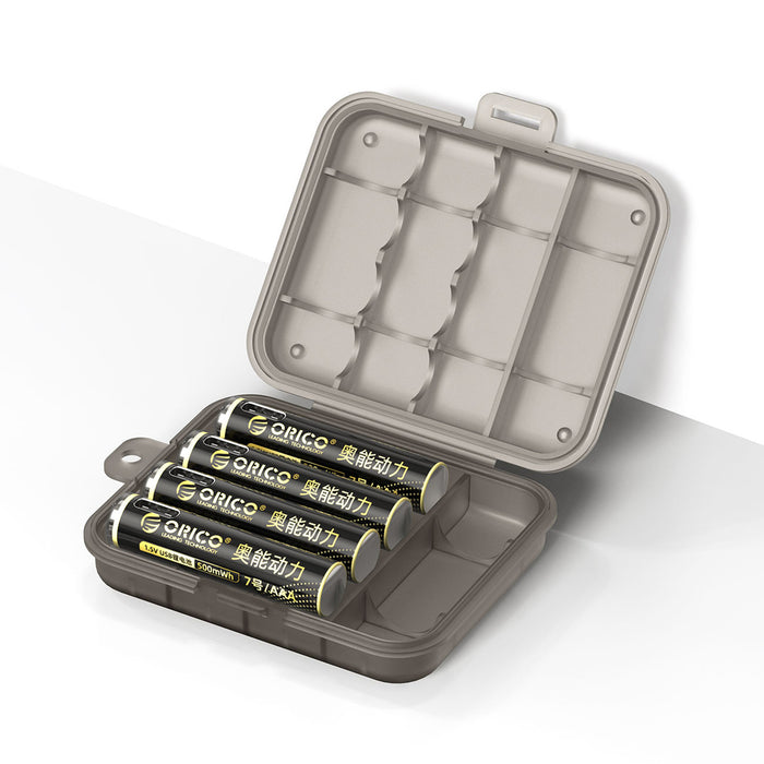 Orico Ener-G EG7C литиева батерия 1.5V 500mWh AAA USB-C акумулаторна батерия с кабел за зареждане 4 бр.