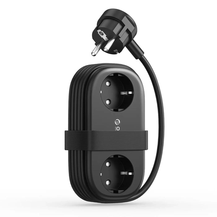 Orico AP3 20W GaN 5в1 Разклонител 2x AC + 2x USB-A + 1x USB-C - Черен
