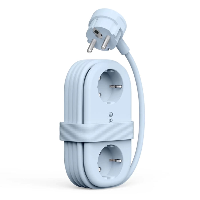 Orico AP3 65W GaN 6в1 разклонител 2x AC + 2x USB-A + 2x USB-C - син