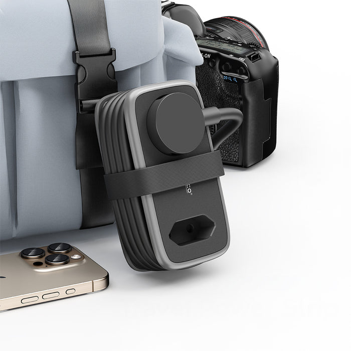 Orico AP3 65W GaN 6в1 разклонител 2x AC + 2x USB-A + 2x USB-C - черен