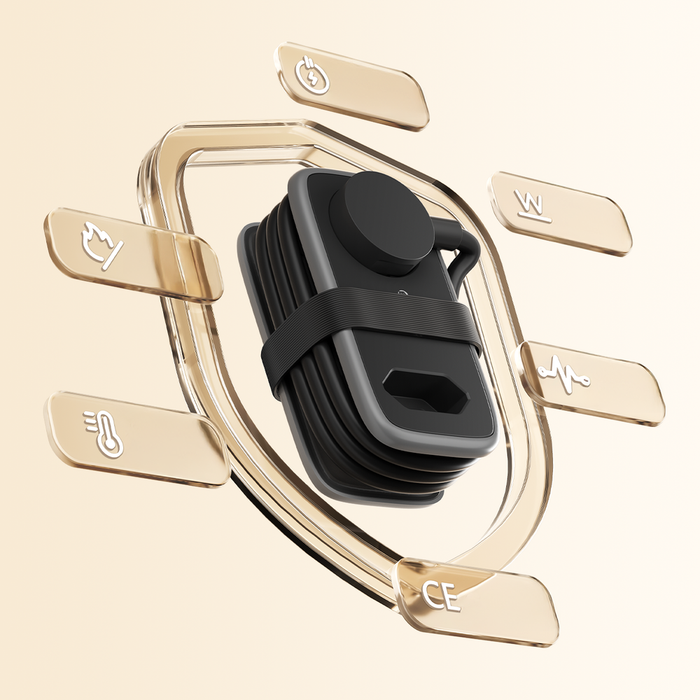 Orico AP3 65W GaN 6в1 разклонител 2x AC + 2x USB-A + 2x USB-C - черен