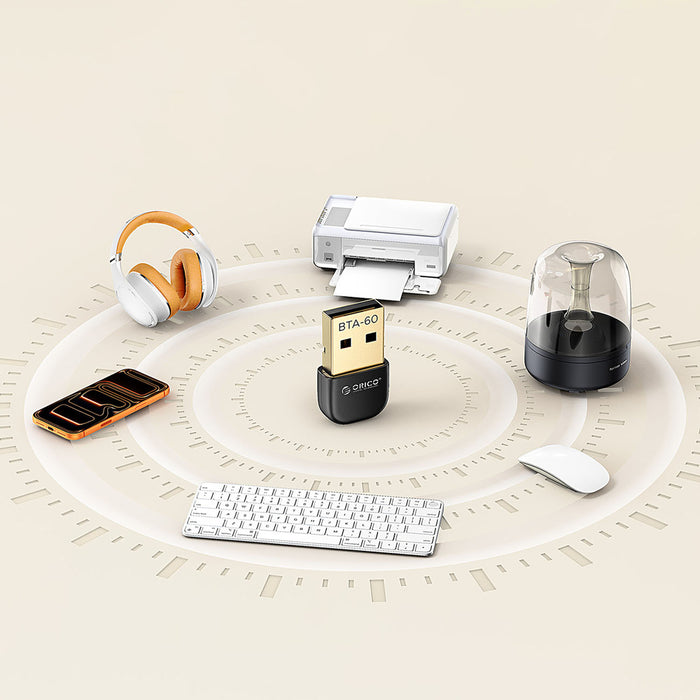 Orico BTA-60 Bluetooth 6.0 адаптер - черен
