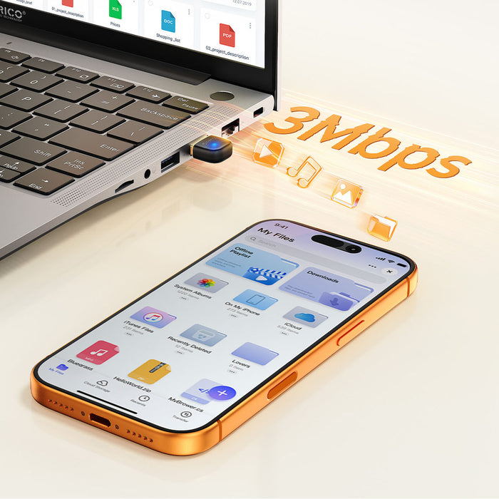 Orico BTA-60 Bluetooth 6.0 адаптер - черен
